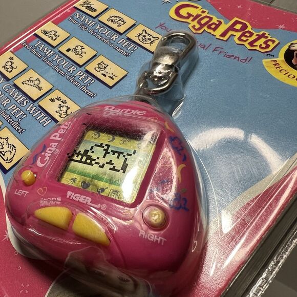 Giga Pets Barbie Precious Kitty Virtual Pet Tamagotchi 1997 Sealed Tiger - Picture 9 of 11